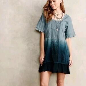 Anthropologie Holding Horses Ocean Ombre Dress Size S